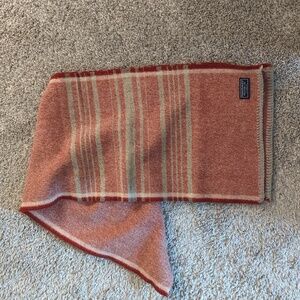 Faribault Mills wool scarf made in the USA